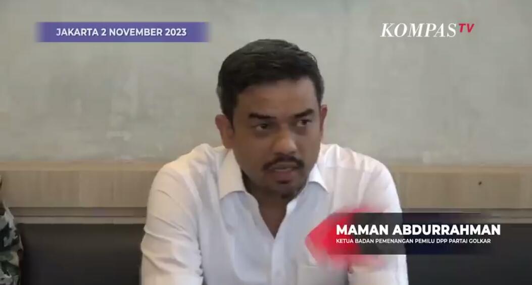 Ketua Bappilu Golkar Optimis Ridwan Kamil Dukung Prabowo-Gibran