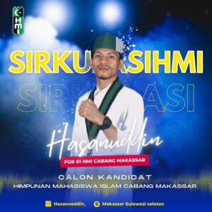Hasanuddin Kandidat Ketua HMI Cabang Makassar. (Ist)